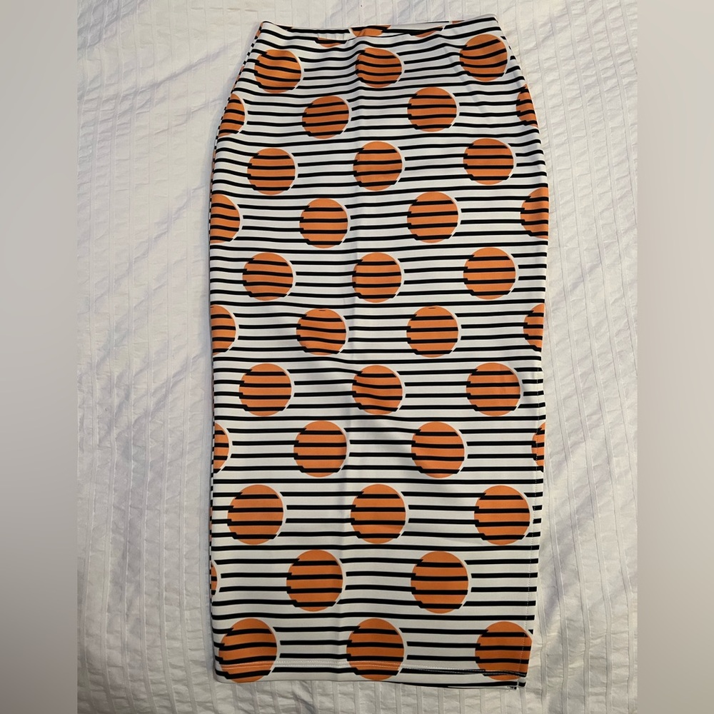 ASOS mid length skirt with slit